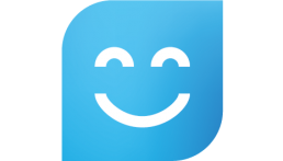 Akey Gesicht Blau Logo